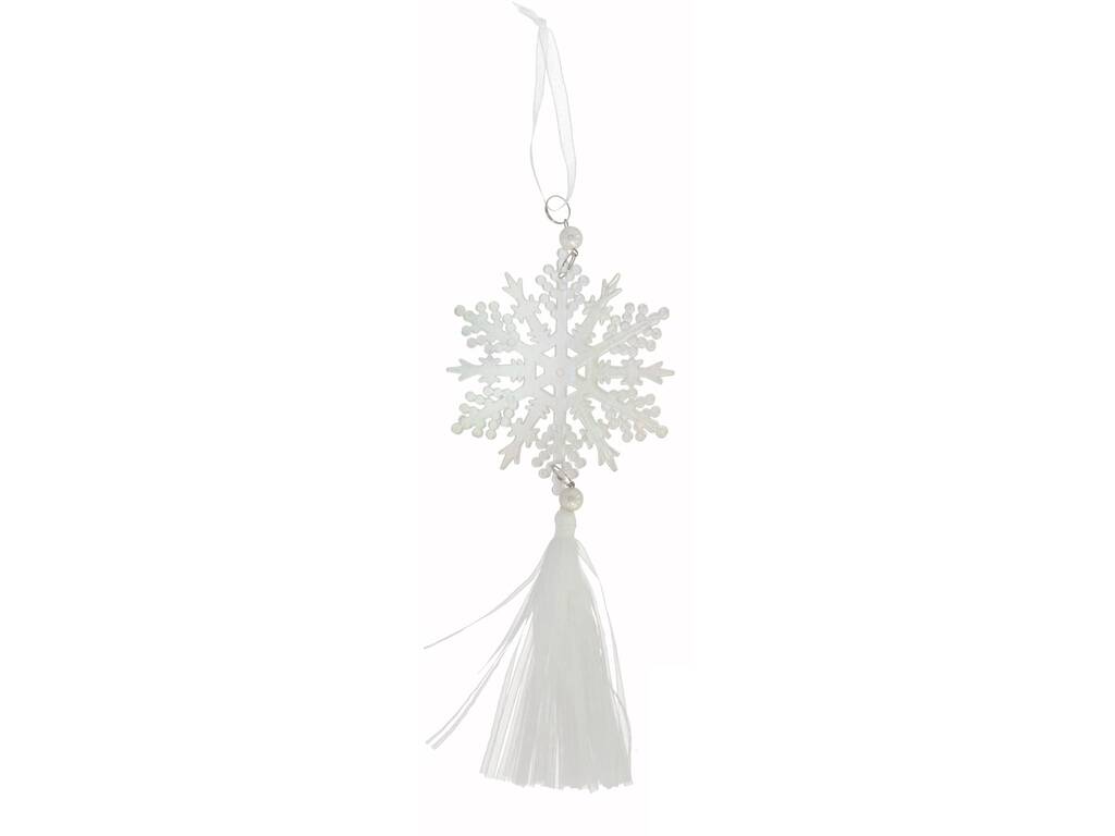 Flocon de neige suspendu 10x10 cm