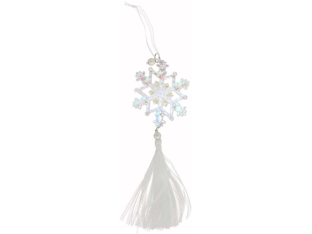 Flocon de neige suspendu 10x10 cm