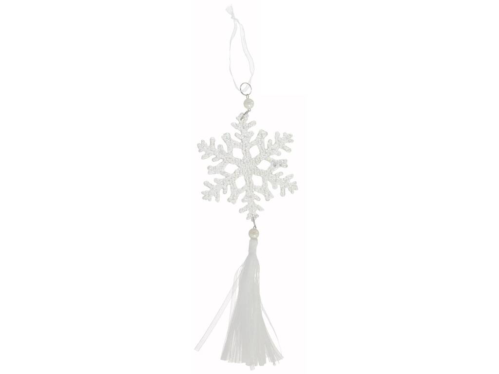 Flocon de neige suspendu 10x10 cm