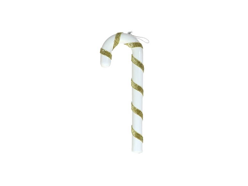 Canne de Noël décorée 22x8 cm