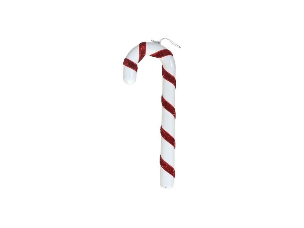Canne de Noël décorée 22x8 cm