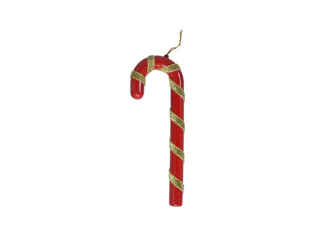 Canne de Noël décorée 22x8 cm