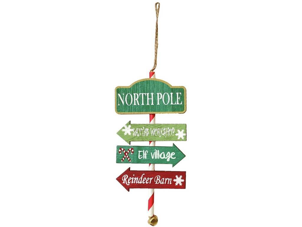 Panneau de Noël à suspendre 20 cm