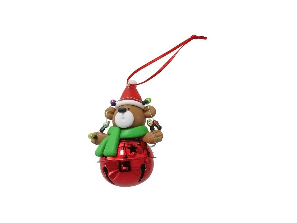 Figure avec crotale suspendu 8x8x5 cm