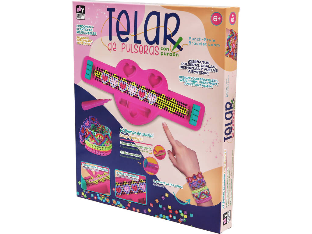 Telaio per bracciali con punzone e accessori