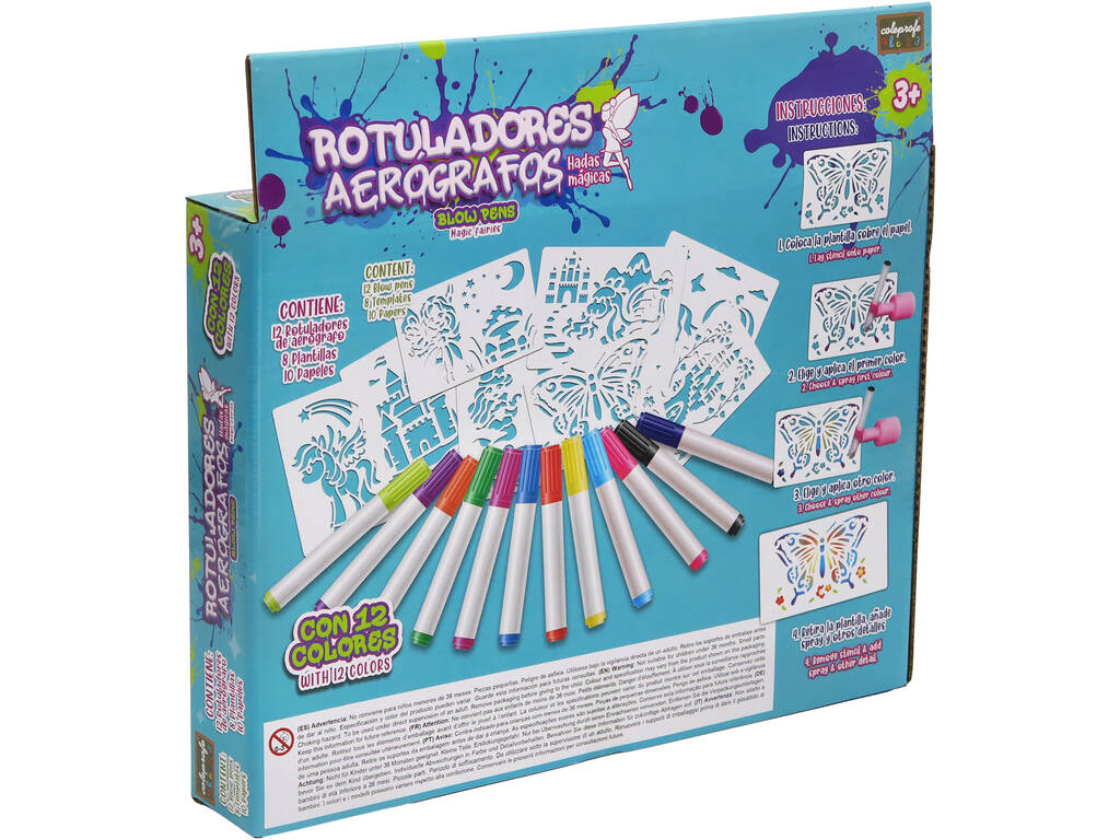 Stylos aérographe Set fée magique aérographe