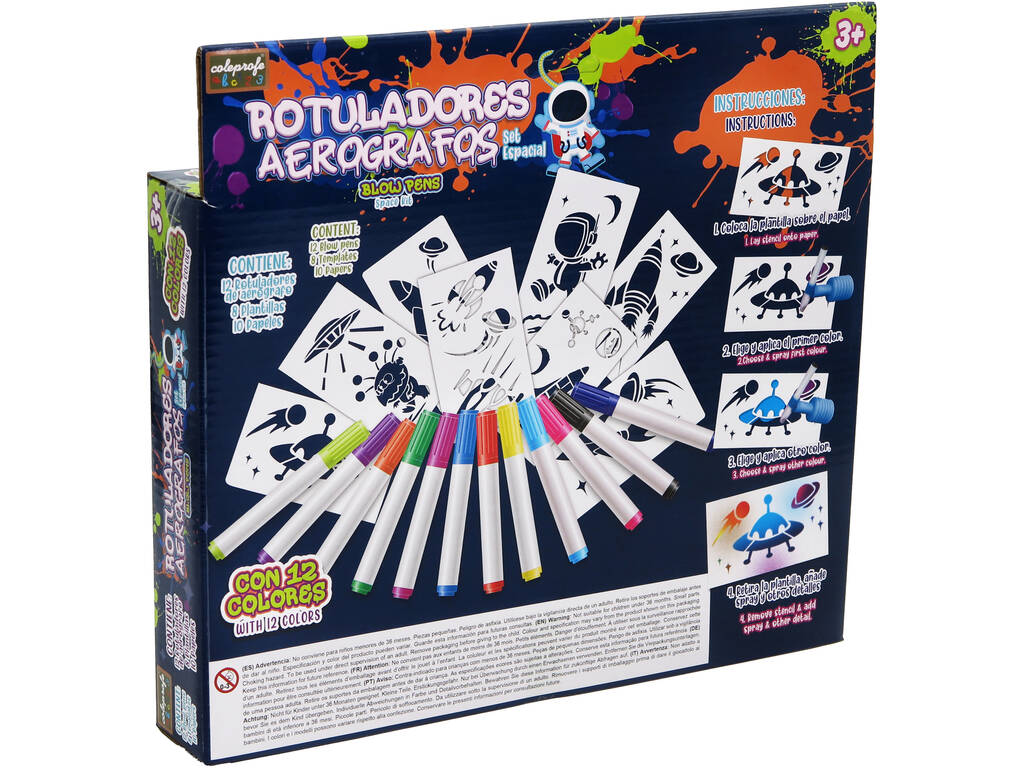Pennarelli Aerografi Set Spazio