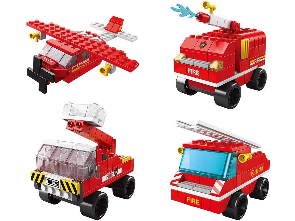 Pompiers en action Jeu de blocs de construction de 1 000 pièces