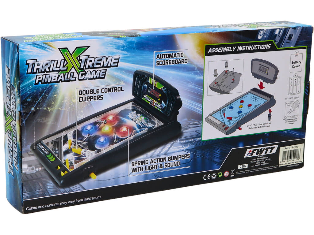 Flipper Thrill Xtreme con luci e suoni