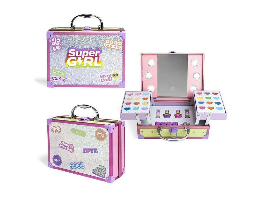 Martinelia Supergirl Led Mirror Case