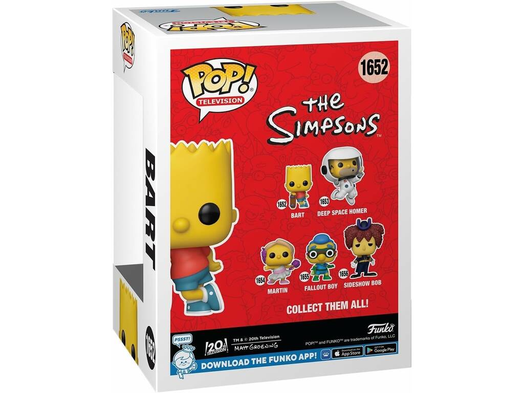 Funko Pop Télévision Les Simpsons Figure Bart