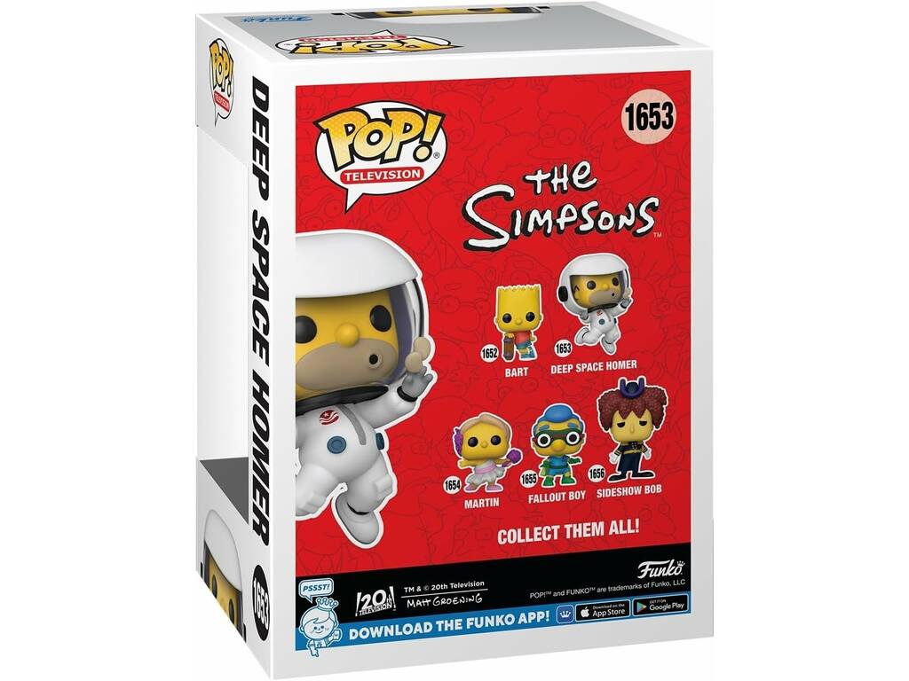 Funko Pop Televisione I Simpson Figura Deep Space Homer