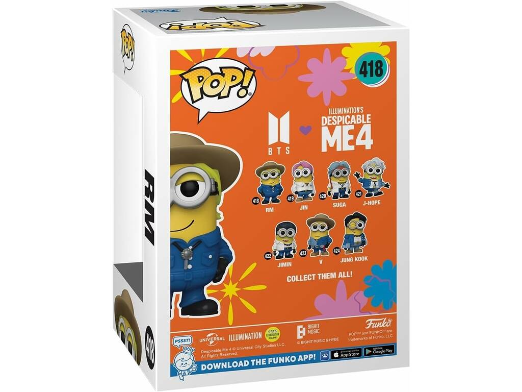 Funko Pop BTS x Minions Figure RM