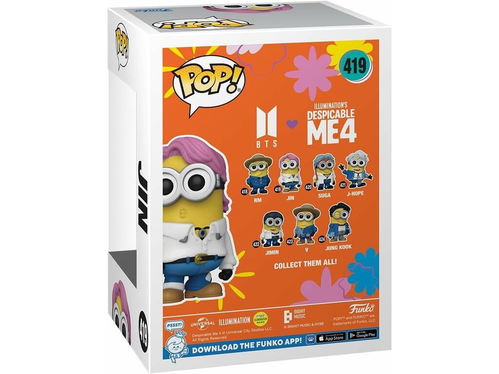 Funko Pop BTS x Minions Figurine Jin