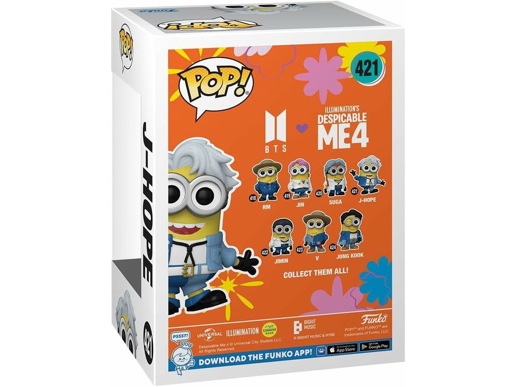 Funko Pop BTS x Minions Figure J-Hope