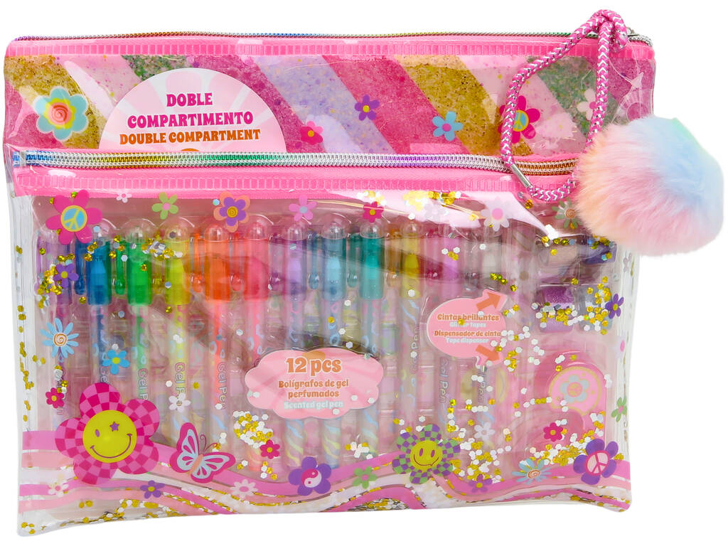 Set Creazioni Colorate con Penne Gel Profumate e Accessori
