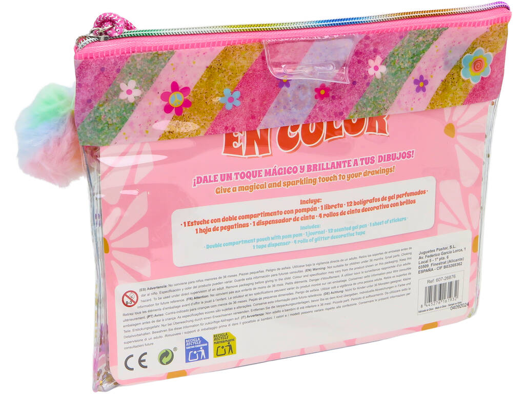 Set Creazioni Colorate con Penne Gel Profumate e Accessori