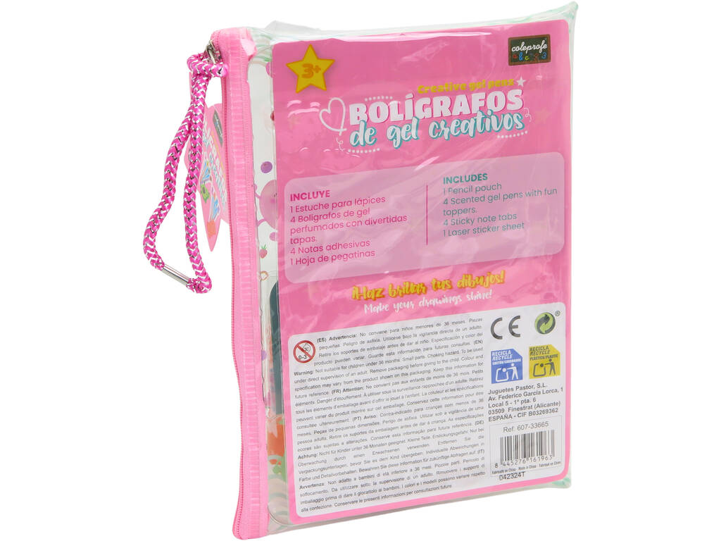 Set de 4 stylos à encre gel Fruit Party
