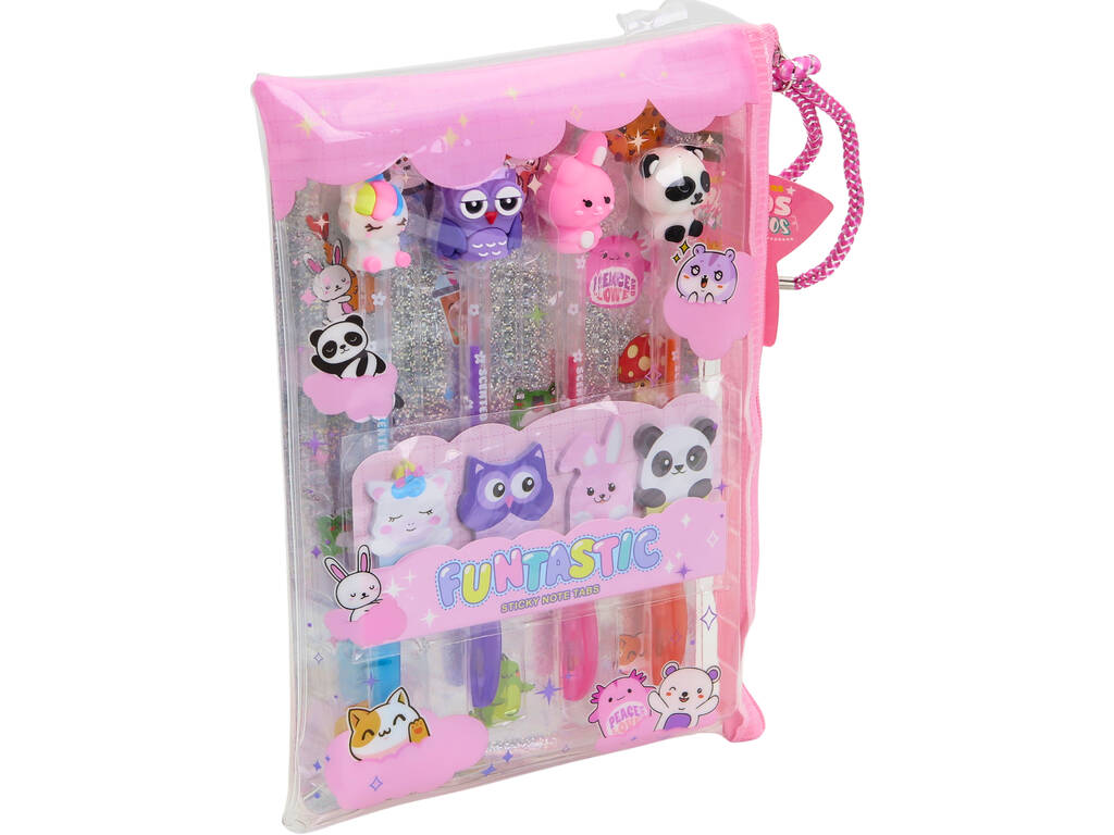 Set de 4 stylos à encre gel Funtastic Animals