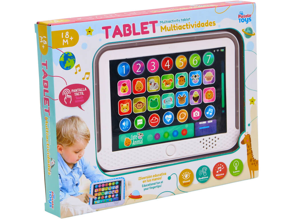 Tablette multi-activités avec écran tactile, lumière et sons