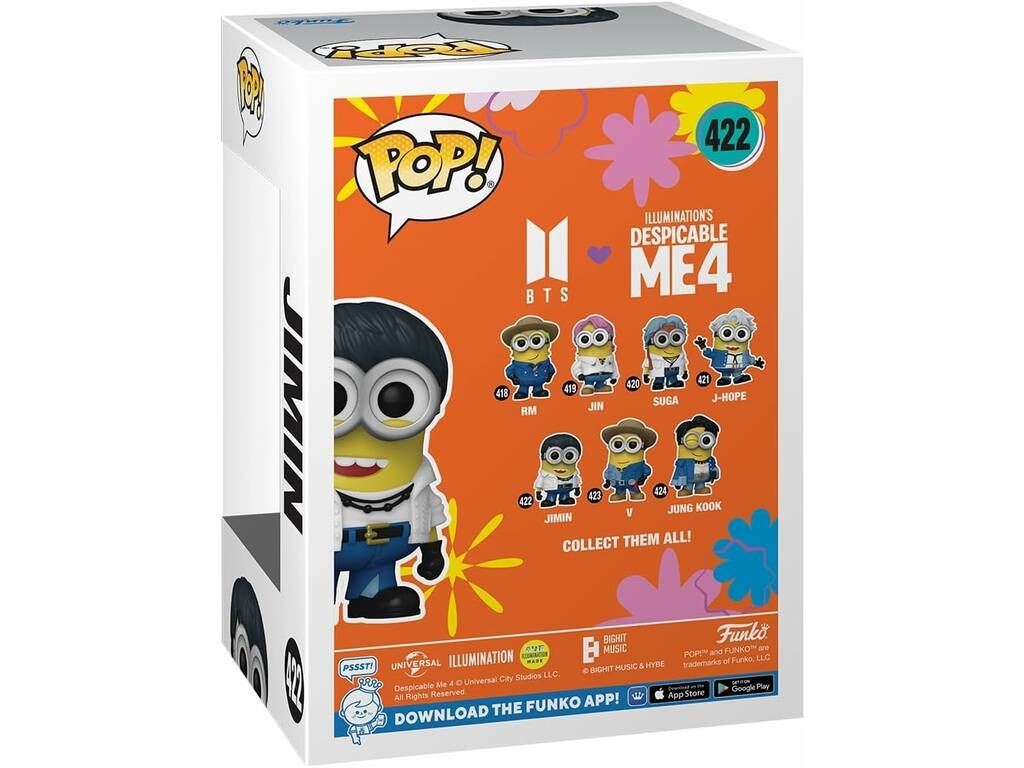 Funko Pop BTS x Minions Figure Jimin