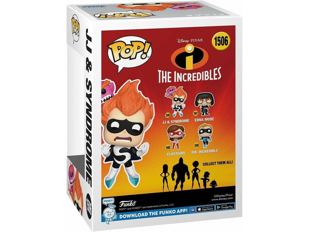 Figurine Funko Pop Les Incroyables JJ et Syndrome