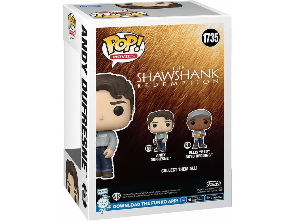 Funko Pop Movies Perpetual Chain Andy Dufresne Figure
