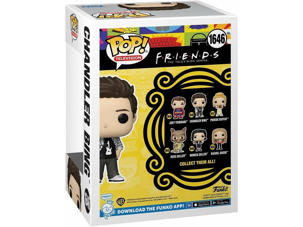 Funko Pop Television Friends Figura di Chandler Bing