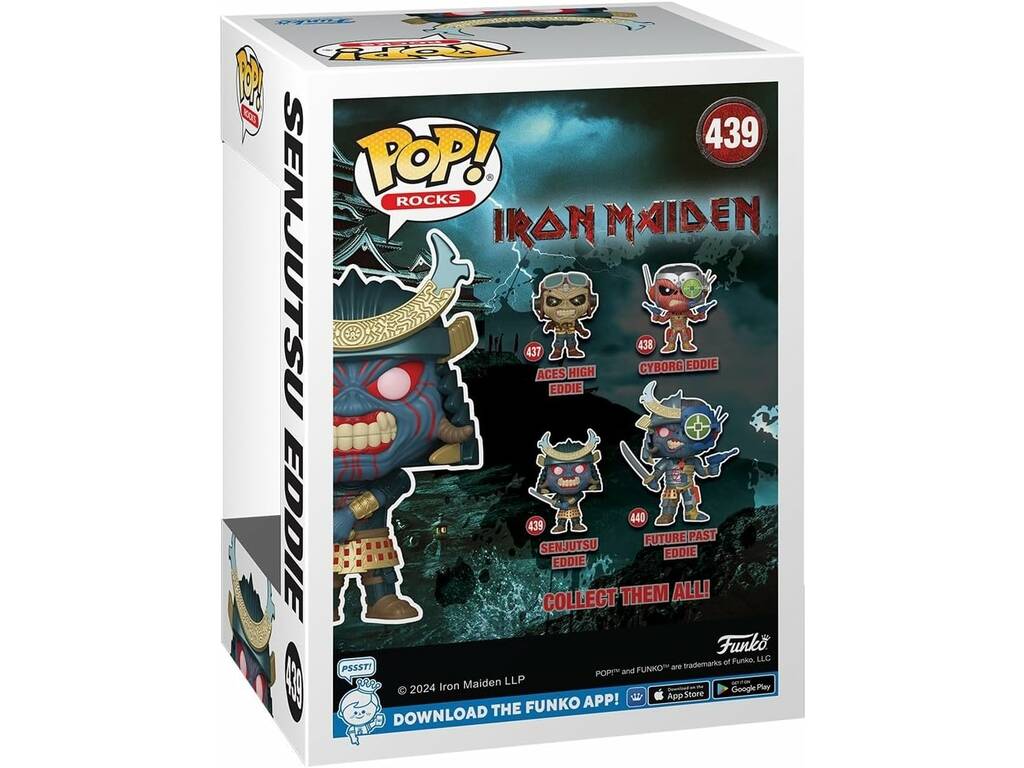 Funko Pop Rocks Iron Maiden Senjutsu Eddie Figure