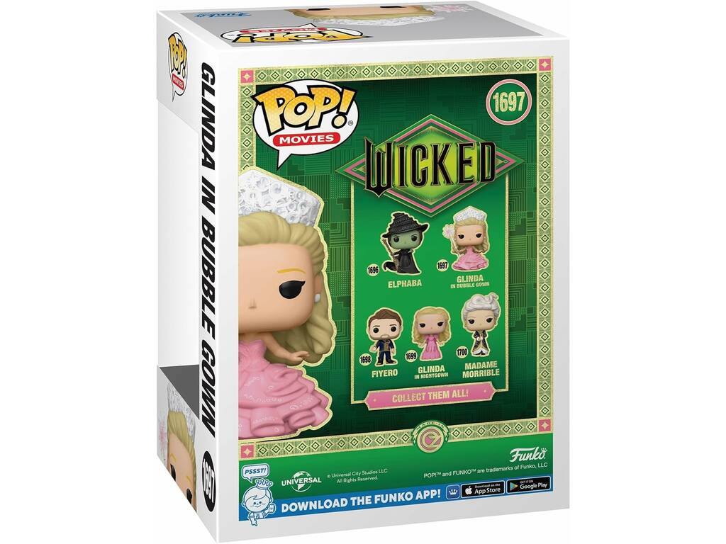 Funko Pop Movies Wicked Figure Glinda In Bubble Gown