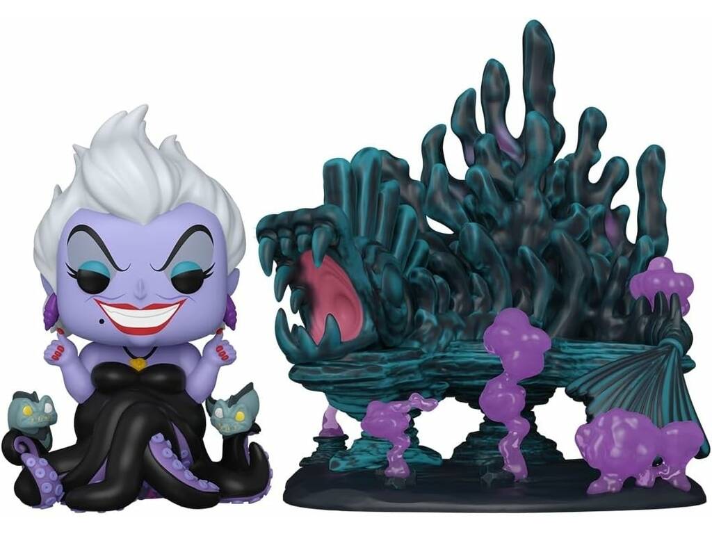 Funko Pop Town Disney Villanis Figura Ursula con tana