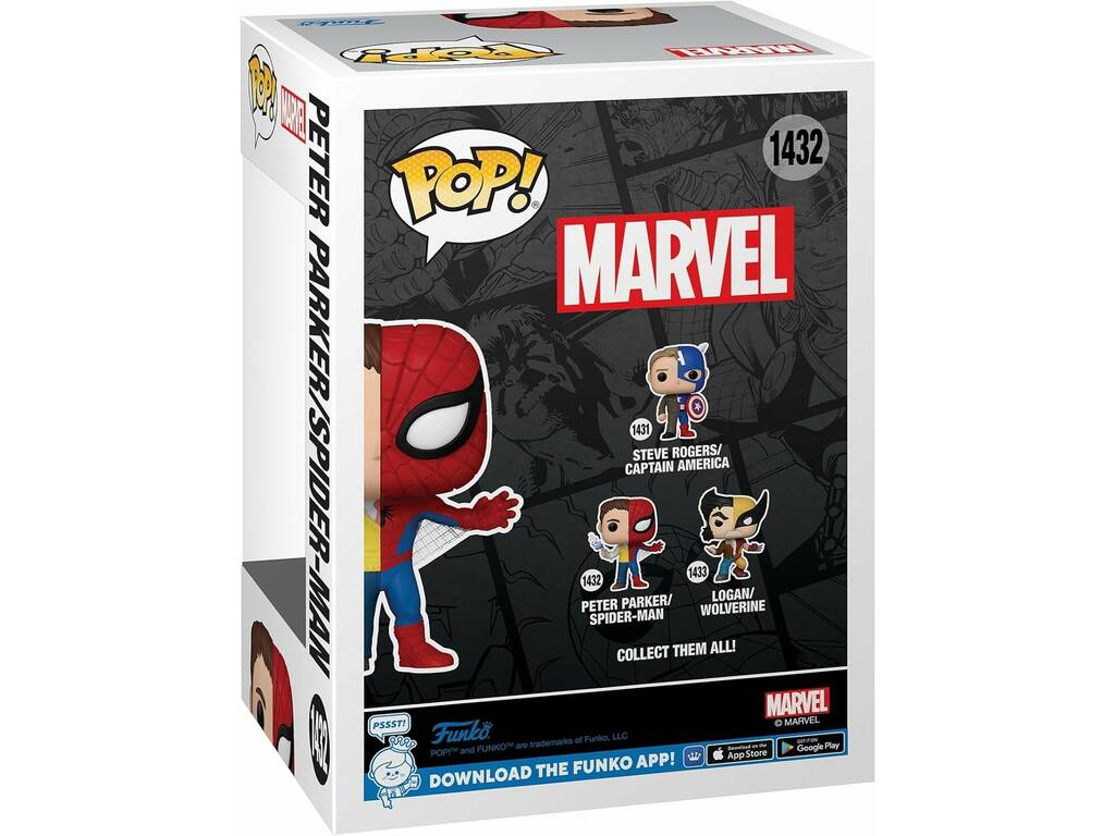 Funko Pop Marvel Figure Peter Parker e Spiderman
