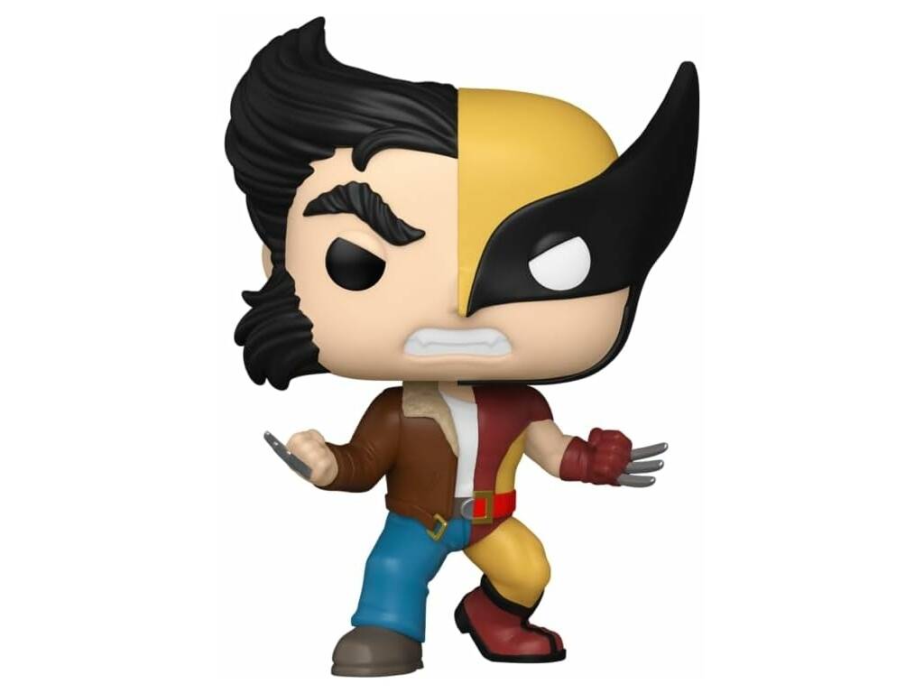 Funko Pop Marvel Figura di Logan e Wolverine