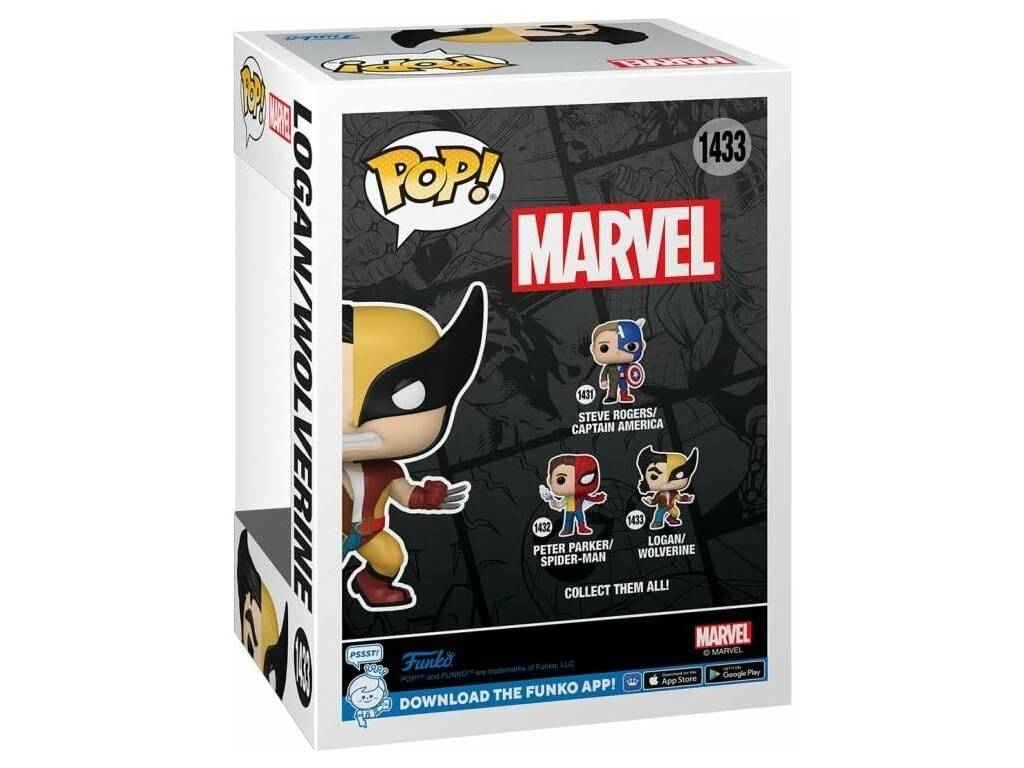 Funko Pop Marvel Figura di Logan e Wolverine