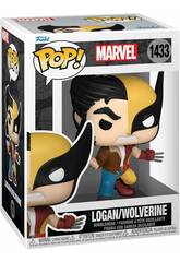 Funko Pop Marvel Figure Logan et Wolverine