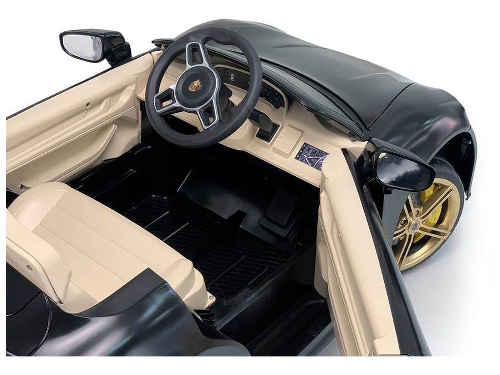 Auto convertibile Porsche Taycan radiocomandata a batteria da 12 V.