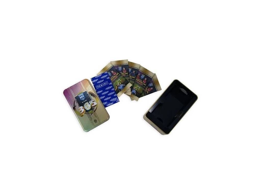 Adrenalyn XL Fifa 365 2025 Tin Box con 5 buste e 4 Cards Limited Edition