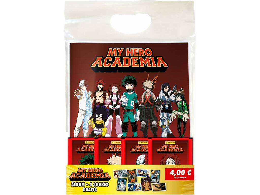 My Hero Academia Starter Pack mit Album und 4 Tüten