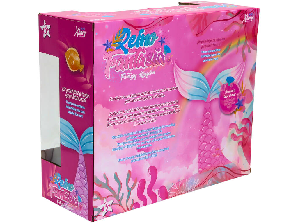 Busto fantasia con Sirenetta e accessori