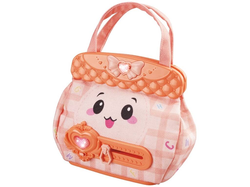 Borsetta Glamour arancione con luci, suoni e accessori