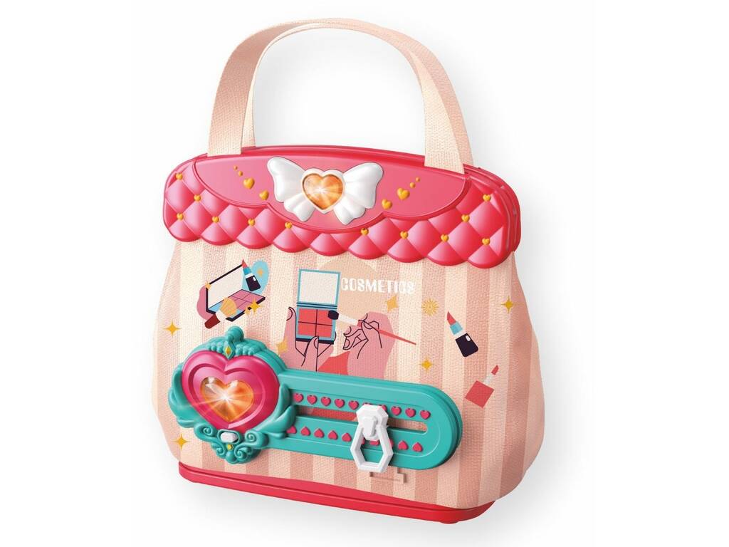 Mini sac Glamour rose avec son et lumière