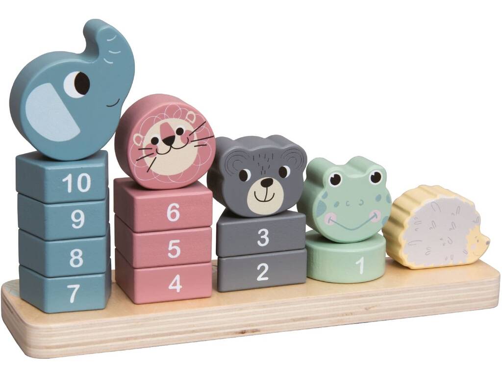 Jeu éducatif en bois de 18 pièces