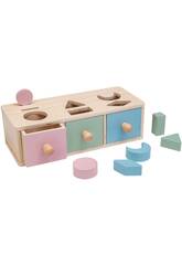 Commode et Apprentissage commode en bois avec 10 pièces