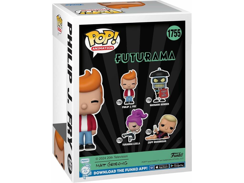 Figurine Funko Pop Animation Futurama Philip J. Fry