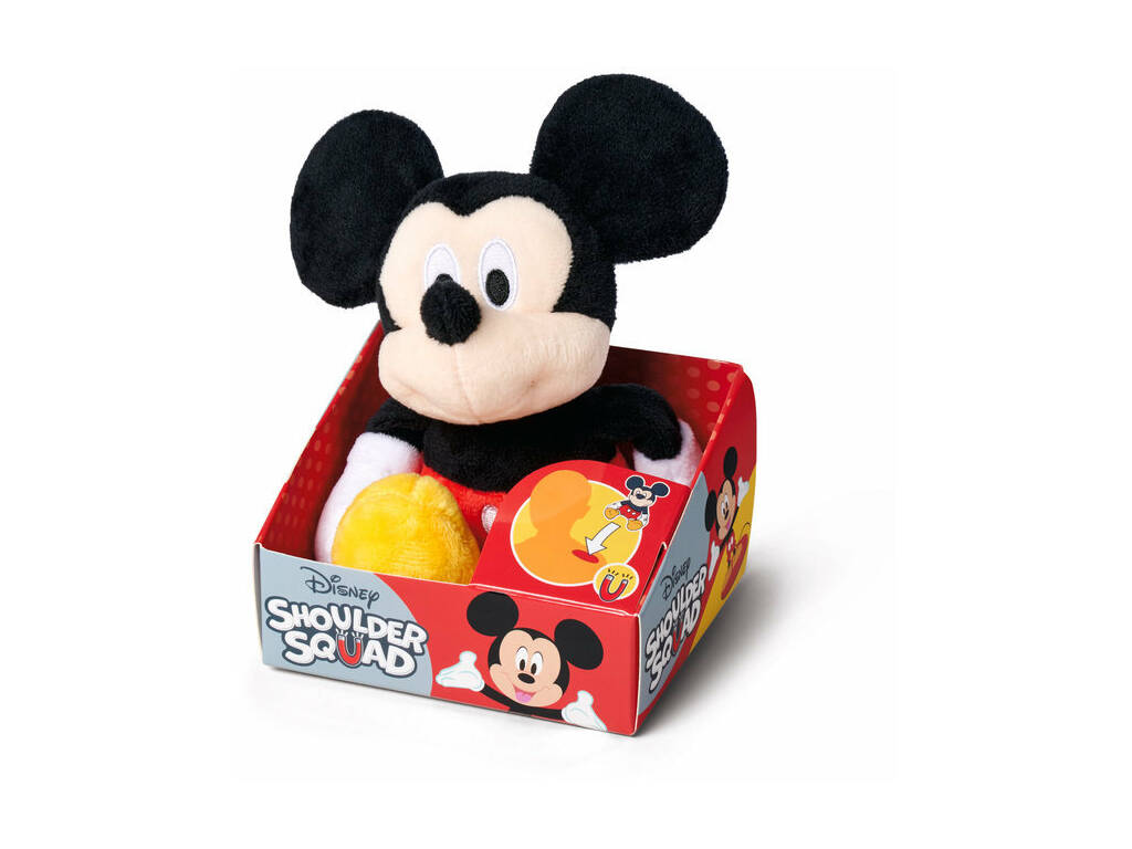 Peluche Disney Shoulder Squad Mickey Mouse Shoulder Squad 12 cm