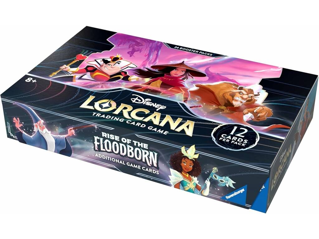 Disney Lorcana TCG Scatola di 24 buste Rise Of The Floodborn
