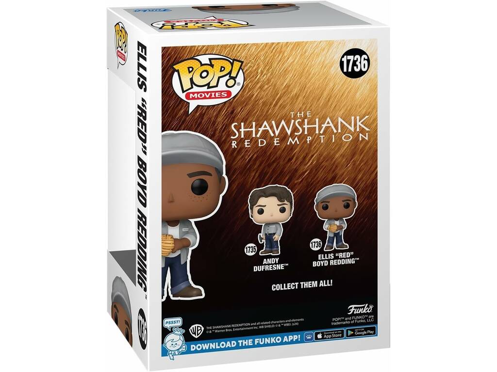 Funko Pop Movies The Shawshank Redemption Figura Ellis Red Boyd Redding