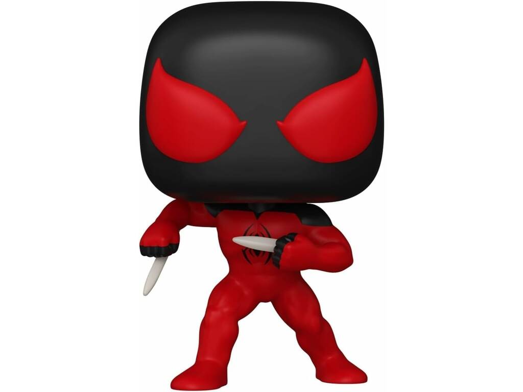 Funko Pop Marvel Figura Scarlet Spider Kaine con testa oscillante