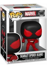 Funko Pop Marvel Scarlet Spider Figure Kaine avec la tête qui bouge
