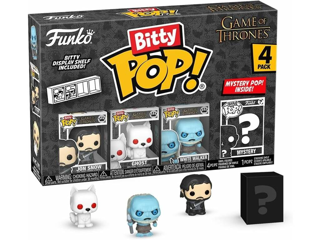 Funko Pop Bitty Game of Thrones Pack 4 mini figure con Jon Snow